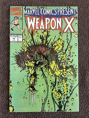 MARVEL COMICS PRESENTS #73 (Marvel 1991) Weapon X Part 1 • $14.95