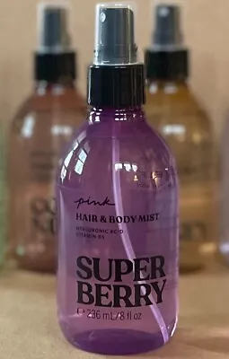 Victoria's Secret Pink Hair & Body Mist Super Berry Scent 8 Fl Oz - NEW • $17.99
