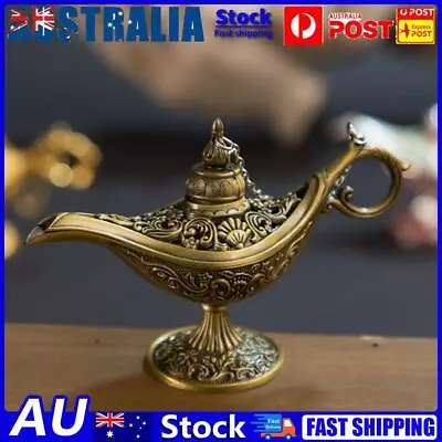 Vintage Aladdin Lamp Fairy Tale Home Desk Ornament Decor (Ancient Copper) • $11.60