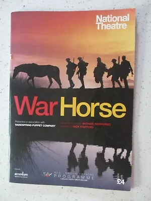 War Horse National Theatre 2009 Programme New London Theatre • £5.25