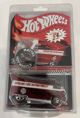 2008 Hot Wheels RLC Exclusive Volkswagen VW Drag Bus Fire Department #2668/5000 • $79.95