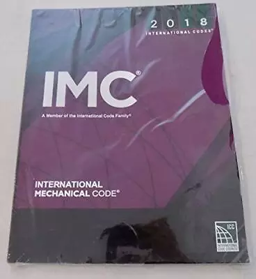 2018 International Mechanical Code Paperback International Code C • $65.95