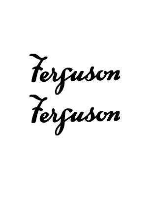  Ferguson Vintage Classic Tractor Logo Vinyl Decals Car Van Trailer Caravan X 2  • £2.95