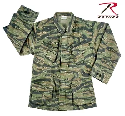 Rothco Vintage Vietnam Fatigue Shirt Rip-Stop - Tiger Stripe • $54.68