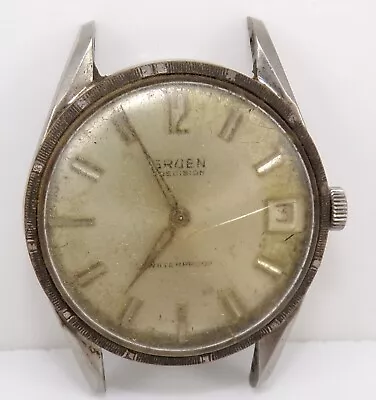 Vintage Gruen Precision Automatic Men's Watch QNF3 • $129.99