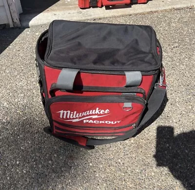 Milwaukee PACKOUT Tech Tool Bag 58 Pockets Hard Shell Pocket Tool Storage System • $65