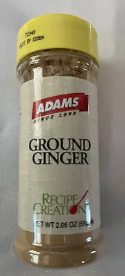 New! Large Bottle Of Adam's Extract Brand Ground Ginger - 2.08 Oz. • $3