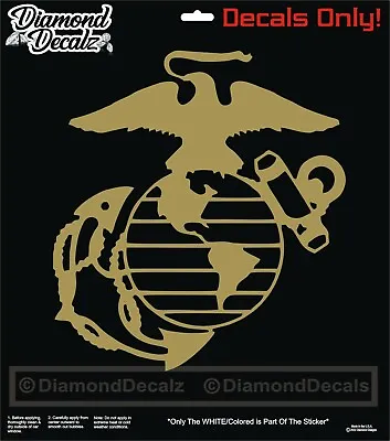 USMC Marine Corps Sticker Die Cut Decal Marines Semper Fi Earth Globe Anchor NEW • $16.99