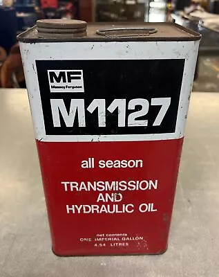 Massey Ferguson MF 2 Gallon Metal Can Tractor Hydraulic And Transmission Oil • $25