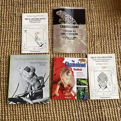 Chameleon Care Book Bundle Reptile Keeping  • £9