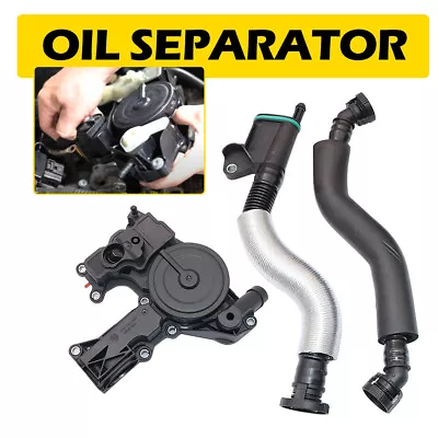 PCV Valve Engine Crankcase Vent Oil Separator Kit For Audi Q5 For VW 06H103495AH • $35.99