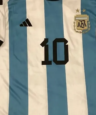 $650 • Buy Lionel Messi Signed World Cup 2022 Jersey+proof 