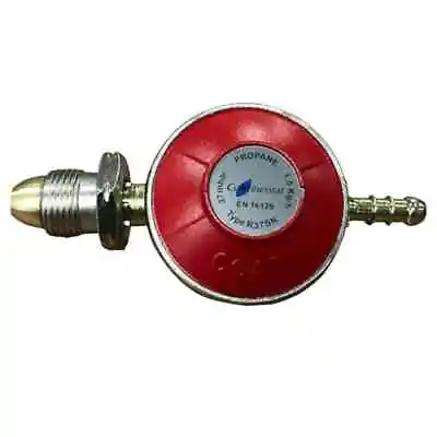 Caravan Motorhome BBQ 37 Mbar Propane Gas Regulator Fits Calor Gas Bottle • £6.94