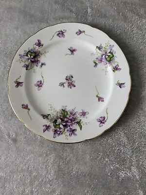 Vintage Rossetti Spring Violets Salad Plate 8  Hand Painted In Occupied Japan • $10.50