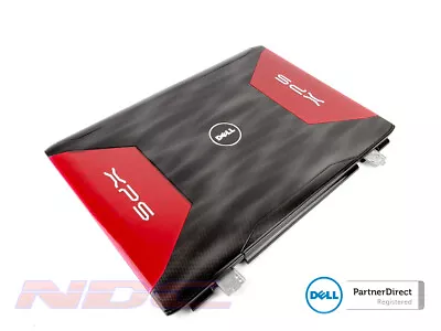 Dell XPS M1730 Laptop Lid Cover (Red Blades) + Hinges + WL Cables - 0FT509 FT509 • £44.99