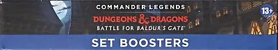 Magic MTG Commander Legends: Battle For Baldur's Gate Sealed Set Boosters Box • $89.95