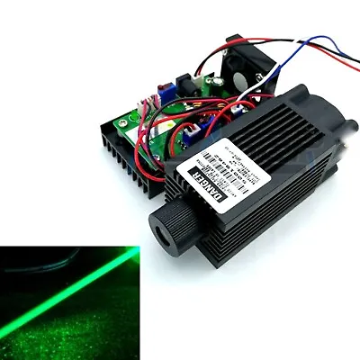 $218.96 • Buy Adjustable 520nm 1W 1000mW Line Green Laser Diode Module TTL Engraving