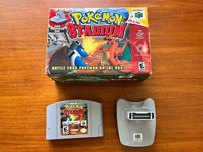 $89.99 • Buy Pokemon Stadium (Nintendo 64, 2000) Authentic Box, Cart, And Transfer Pak, Good!