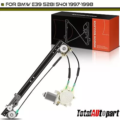 Power Window Regulator With Motor For BMW E39 528i 540i 1996-1998 Rear Right • $45.26