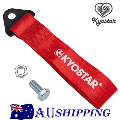 $17.50 • Buy KYOSTAR High Strength Universal JDM Racing Front&Rear Tow Towing Strap Belt Hook