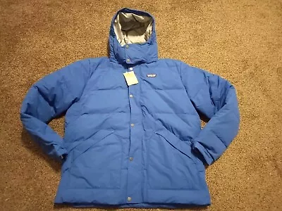 Patagonia Puffer Goose Down Coat Jacket Mens XL Blue Downdrift Coat Brand New  • $189.99