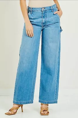 Mother Snacks! The Fun Dip Utility Puddle Wide Leg Jeans In Nothing Else Like It • $200