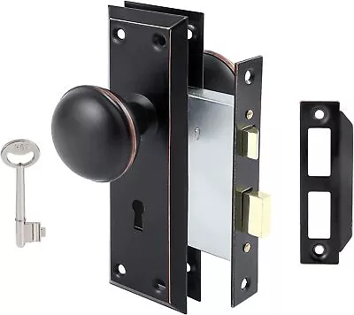 Mortise Lock Set For Interior Door Vintage Door Knobs With Lock And Skeleton • $37.99