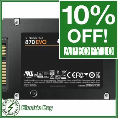 $69 • Buy Samsung Internal SSD 870 QVO EVO 1TB 500GB 2TB 4TB 250GB 2.5  Solid Drive SATA 