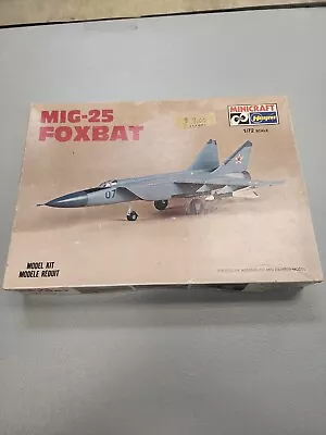 Minicraft Hasegawa MIG-25 Foxbat Model Kit 1/72   • $10.99