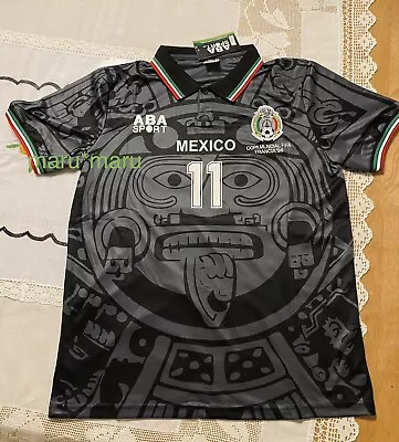 New Black ABA SPORT Mexico 1998 BLANCO #11 Jersey XL RETRO France TRUE SIZE • $41.95