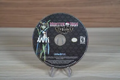 Monster High: 13 Wishes (Nintendo Wii 2013) DISC ONLY • $9.99