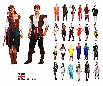 £21.54 • Buy ADULT FANCY DRESS COSTUME Ladies Mens Halloween Horror Outfit Book Character UK