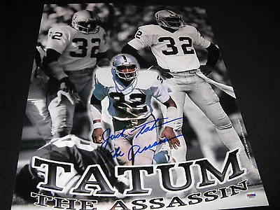 Jack Tatum Oakland Raiders Signed 16x20 Photo PSA • $135