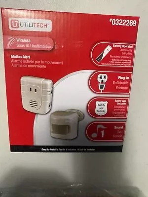 Utilitech 0322269 UT-6019-02 Wireless Motion Alert • $14