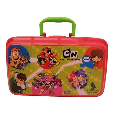 $34.99 • Buy Cartoon Network Promotional Singapore Airlines Lunch Box 2008 Red