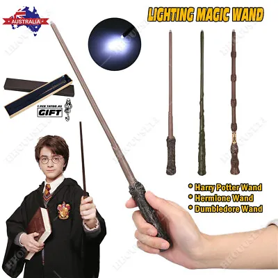 $16.69 • Buy Harry Potter LED Light-up Magic Wand Hermione Dumbledore Cosplay Xmas Free Gifts
