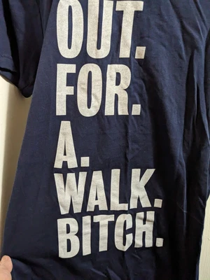$29.99 • Buy Buffering The Vampire Slayer  Out For A Walk Bitch  Shirt Small Buffy Spike  