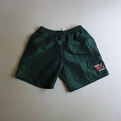 Vintage SURF STYLE Board Beach Shorts Swim Trunks Mens Large Green • $49