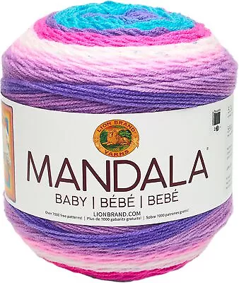 Lion Brand Mandala Baby Yarn-Unicorn Cloud 526-209 • £15.61