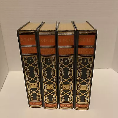 R. E. Lee: A Biography Pulitzer Prize Edition (4 Volume Set) By Freeman - RARE! • $200