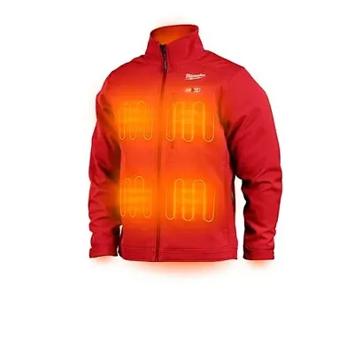 Milwaukee M12 US Size M Men's Heated TOUGHSHELL Jacket - Red (204R-21M) • $199