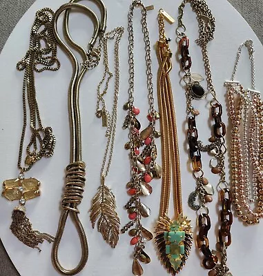 Vintage Designer Costume Jewelry Lot Gold Tone All Signed Vince Camuto INC  • $10