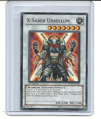 X-Saber Urbellum - Yu-Gi-Oh - 5DS3-EN040 • $1.75