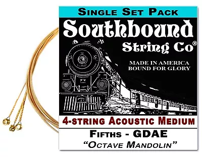  Octave Mandolin  GDAE String Set For 23-25  Scale 4-string Instruments • $5.99