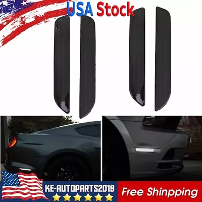 4pcs Lens Smoked & Front Rear LED Side Lights Marker  For Ford 2010-2014 Mustang • $19.48