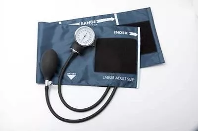 ANEROID Sphygmomanometer Adult BP Blood Pressure Cuff Pocket Style Hand Large • $37