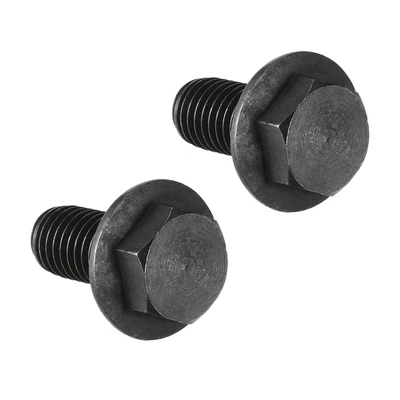 £6.47 • Buy M10x20mm Hex Flange Bolts Left Hand Thread 8.8 Grade Carbon Steel Black 2pcs