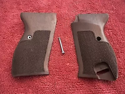 Walther P38/P1 9mm Wood Grips With Mounting Screw See Pics • $75