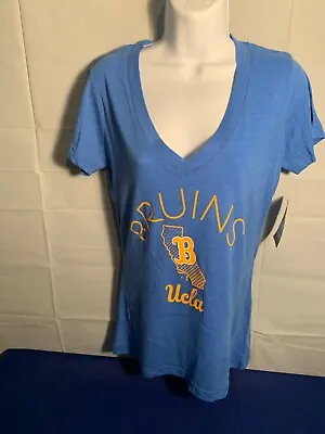 NCAA UCLA BRUINS WOMENS V-NECK  T-SHIRT Sizes: S 4/6 M 8/10 L 12/14 • $12.99