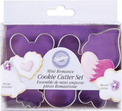 Wilton Mini Romantic Metal Cookie Cutter Set • $7.19